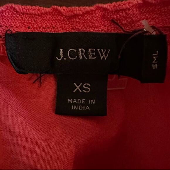 J Crew Eyelet Orange Ruffle Front Tank AW141 Sleeveless XS Sleeveless Shirt 2021 - Picture 7 of 13